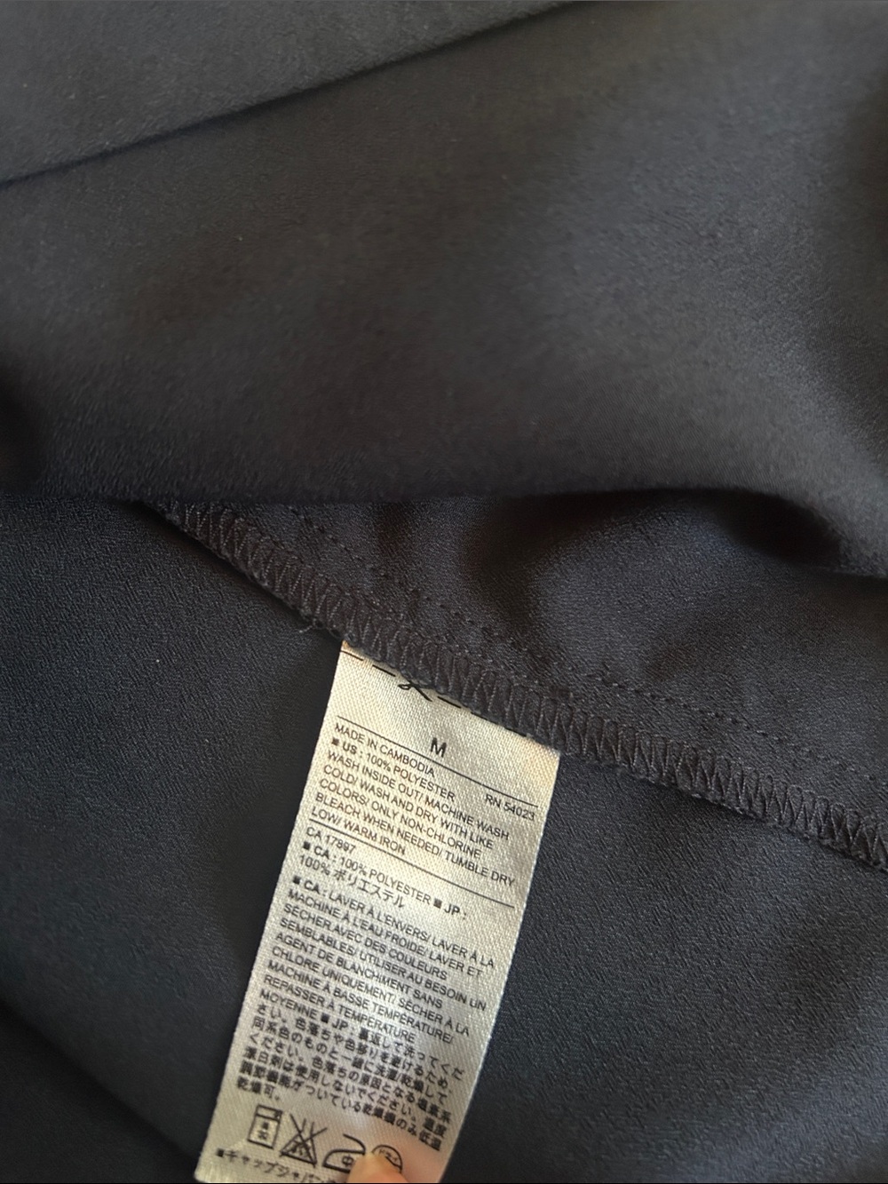 Banana Republic Navy Crewneck Blouse - Picture 4 of 4